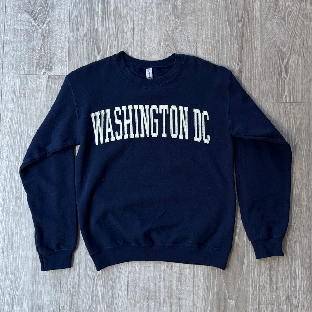 NEW Vintage Washington DC Navy Sweatshirt